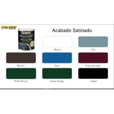 Colores oxirite satinado