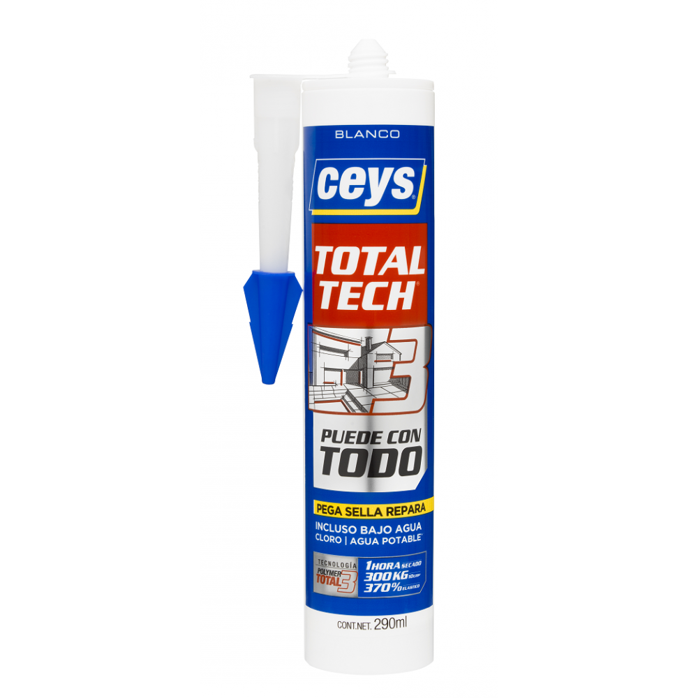 Ceys Total Tech Blanco sellador cartucho 290 ml