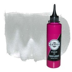 Pintura acrilica Garvi Studio plata metalizada 200 ml.