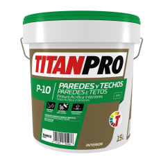 Pintura plastica TitanPro P-10 15 lt.