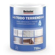 Pintura Todoterreno al agua blanco 750 ml.