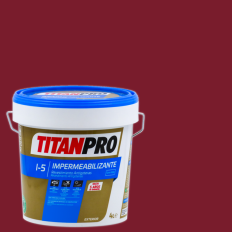 Revestimiento Antigoteras TitanPro rojo 15 lt.