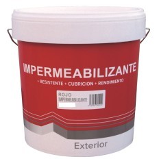 Pintura antigoteras basik roja 15 lt.