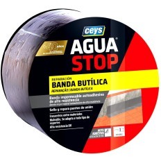 Banda de butilo impermeable. Banda aluminio impermeable