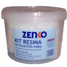 Resina poliester Zenko kit completo