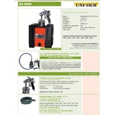 Caracteristicas Turbina profesional DX-5000