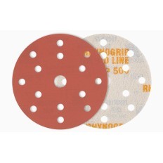 Lija disco velcro red line 150 mm