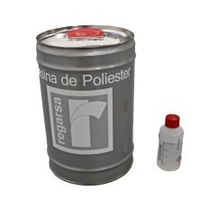 Resina de poliester con activador