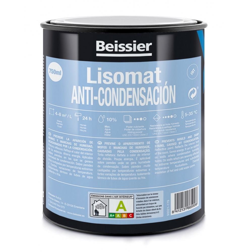 Pintura anticondensación aislante Lisomat ▷ 9,40 €