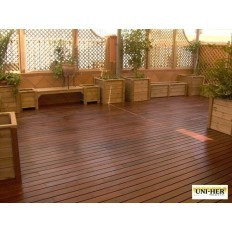 Ejemplo aplicacion Lasur Xylazel Decking